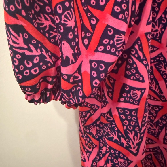 Lilly Pulitzer Olivine Long Sleeve Belted Shift Dress - Picture 8 of 8